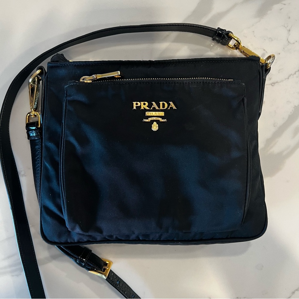 Prada Tessuto Nylon Messenger Bag
